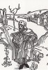 Жан Жерсон (Johannes Gerson (нем.)), изображённый Дюрером в образе пилигрима на титульном листе знаменитой книги учёного Secunda pars operum...