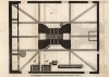 Стекольные заводы. Общий план стеклодувной мастерской (Ивердонская энциклопедия. Том X. Швейцария, 1780 год)