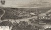 Вид на Санкт-Петербург с высоты птичьего полёта. Из Voyages and Travels or Scenes in Many Lands. Бостон, 1887