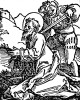 Святой апостол Матфей. Ганс Бальдунг Грин. Иллюстрация к Hortulus Animae. Издал Martin Flach. Страсбург, 1512