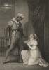 Иллюстрация к трагедии Шекспира "Отелло, венецианский мавр", акт IV, сцена II: Отелло обвиняет Дездемону в неверности . Graphic Illustrations of the Dramatic works of Shakspeare, Лондон, 1803.