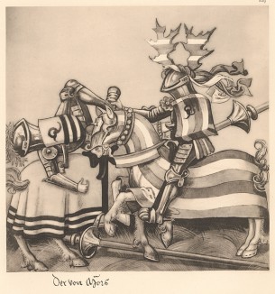 Из Freydal. Des Kaisers Maximilian I. Turniere und Mummereien (Репринт 1882 года. Вена. Лист 229)