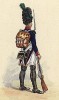 1806 г. Егерь французской военной школы в Фонтенбло. Коллекция Роберта фон Арнольди. Германия, 1911-29