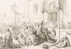 930 год. Похищение венецианских невест. Storia Veneta, л.16. Венеция, 1864