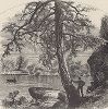 Река Блэк-ривер вблизи Элайрии, штат Огайо. Лист из издания "Picturesque America", т.I, Нью-Йорк, 1872.