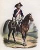Французский кавалерист (1795 год) (из популярной работы Histoire de l'empereur Napoléon (фр.), изданной в Париже в 1840 году с иллюстрациями Ораса Верне и Ипполита Белланжа)