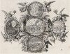 Пять сцен из Ветхого Завета (из Biblisches Engel- und Kunstwerk -- шедевра германского барокко. Гравировал неподражаемый Иоганн Ульрих Краусс в Аугсбурге в 1694 году)