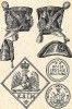 Головные уборы и знаки различия французской военной школы в Фонтенбло. Коллекция Роберта фон Арнольди. Германия, 1911-29