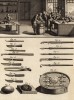 Серебряных дел мастера, а также их инструменты (Ивердонская энциклопедия. Том VI. Швейцария, 1778 год)